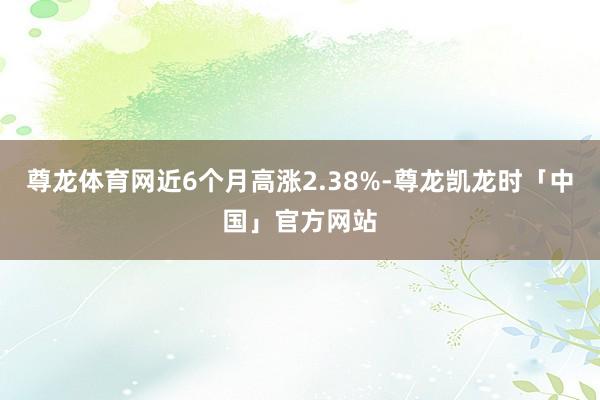 尊龙体育网近6个月高涨2.38%-尊龙凯龙时「中国」官方网站