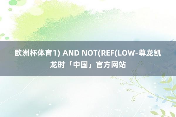 欧洲杯体育1) AND NOT(REF(LOW-尊龙凯龙时「中国」官方网站